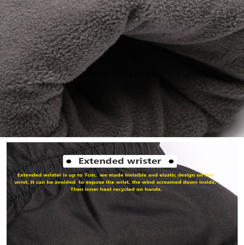 Illustration for article titled Winter Down Mittens For Motorcycle Driving Skiing Snowboard Warm Gloves